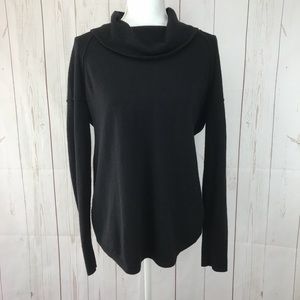 Catherine Malandrino Black Cowl Collar Sweater S